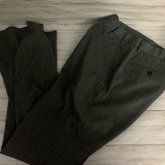 Michael Kores Charcoal Stripped Pants